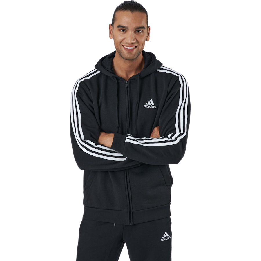 Essentials Full-Zip Hoodie Black - Bild 2