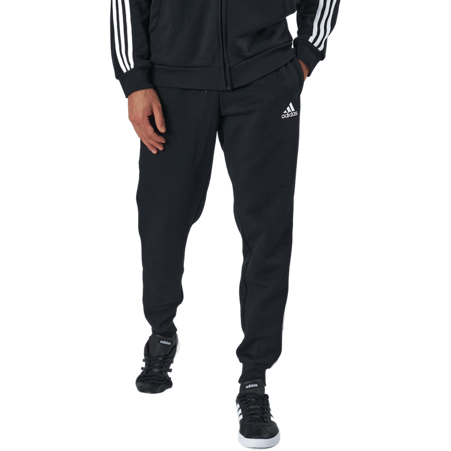 Essentials Slim 3 Stripes Pants Black / White