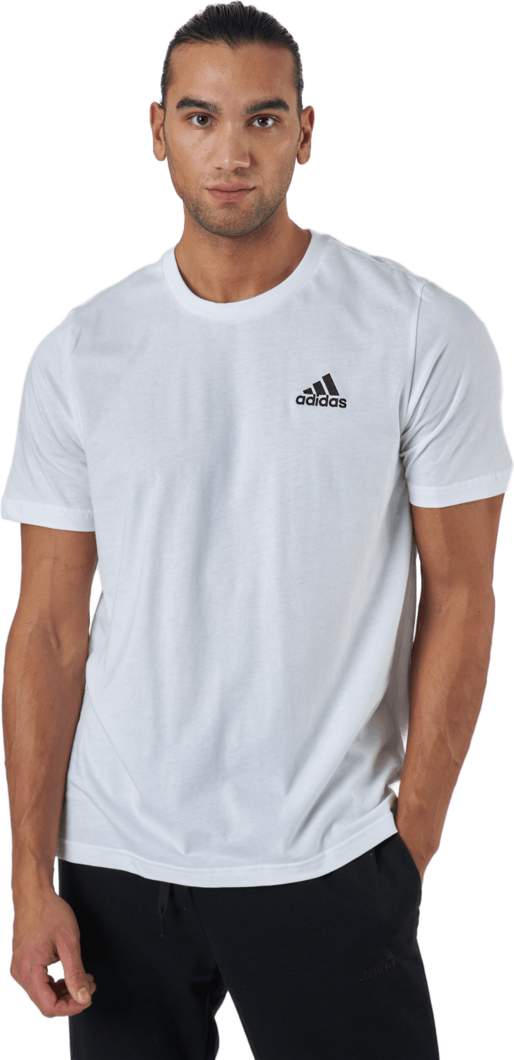 Essentials T-Shirt White / Black, Male, Apparels, T-shirt, White, XXL