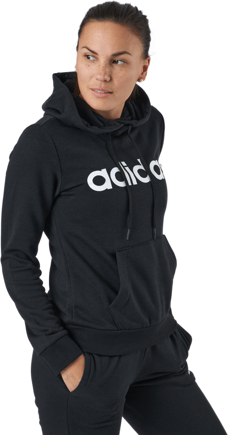 Essentials Hoodie Black / White - Bild 2