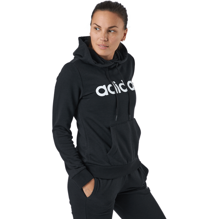 Essentials Hoodie Black / White - Bild 2