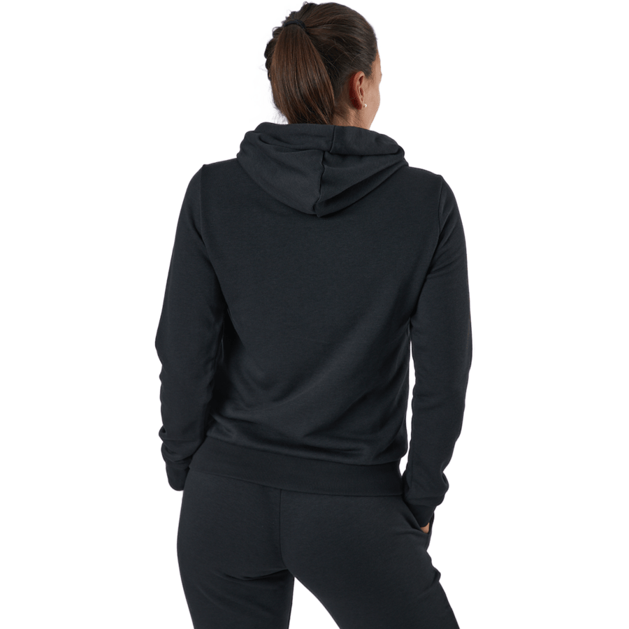 Essentials Hoodie Black / White - Bild 3