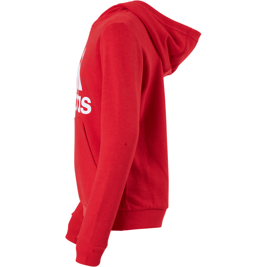 Adidas Boys Essentials Big Logo Hoodie Vivid Red / White - Bild 2