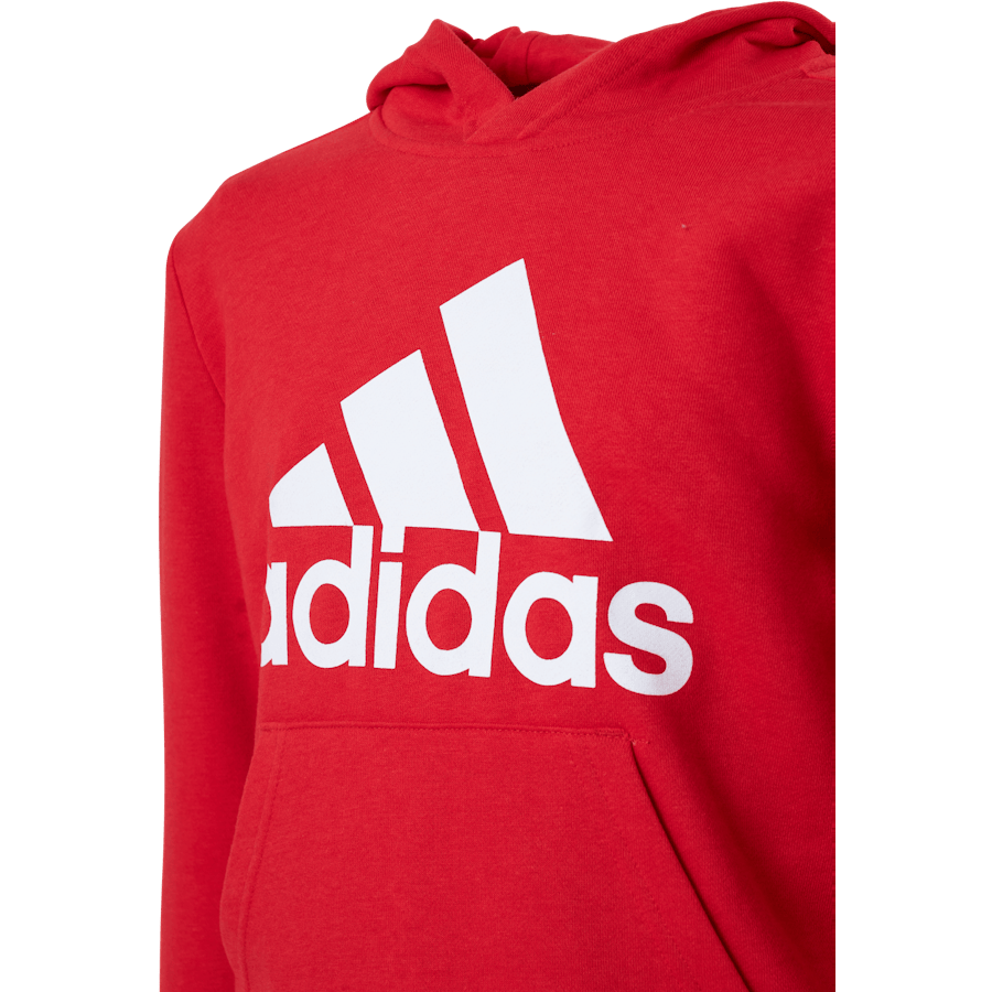 Adidas Boys Essentials Big Logo Hoodie Vivid Red / White - Bild 4
