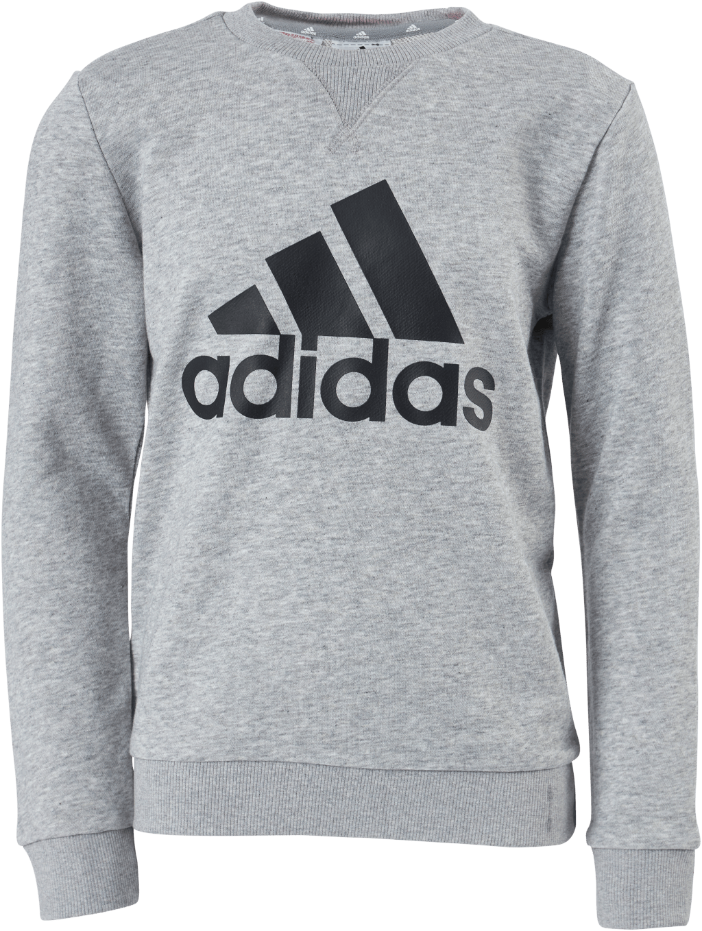 Adidas Boys Essentials Big Logo Sweatshirt Medium Grey Heather / Black