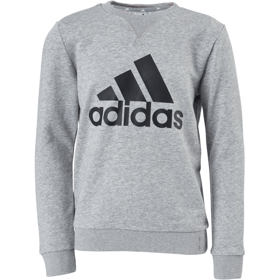Adidas Boys Essentials Big Logo Sweatshirt Medium Grey Heather / Black
