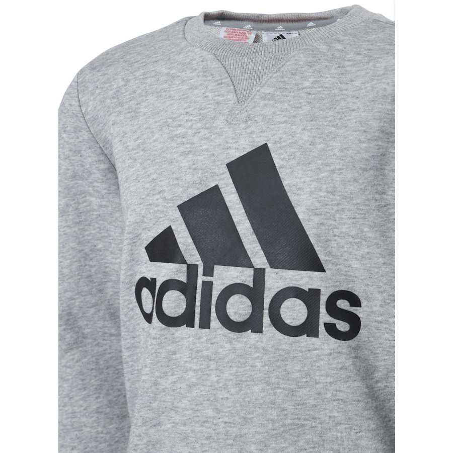 Adidas Boys Essentials Big Logo Sweatshirt Medium Grey Heather / Black - Bild 4