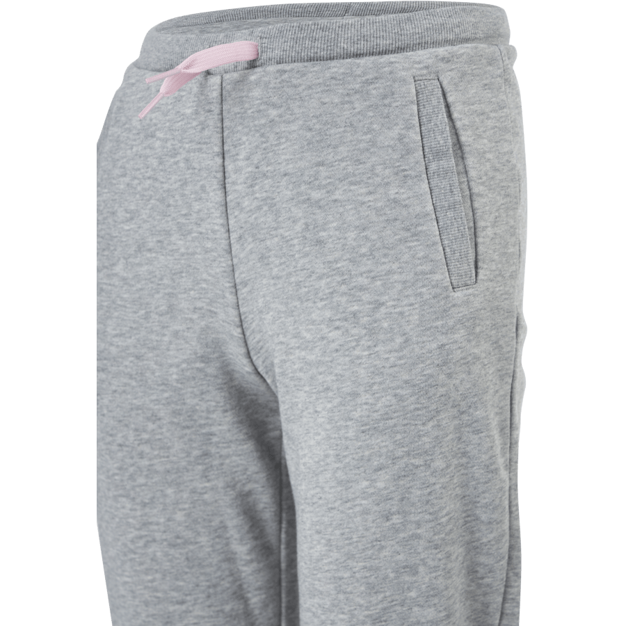 Adidas Girls Essentials Big Logo Pant Medium Grey Heather / Clear Pink - Bild 4