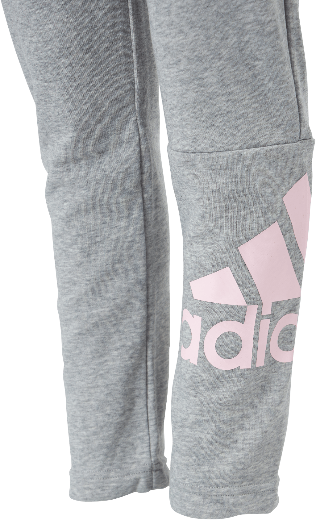 Adidas Girls Essentials Big Logo Pant Medium Grey Heather / Clear Pink - Bild 5