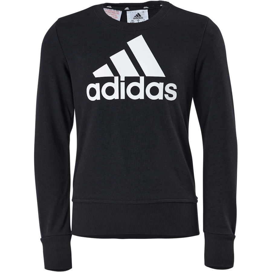 Adidas Girls Essentials Big Logo Sweatshirt Black / White