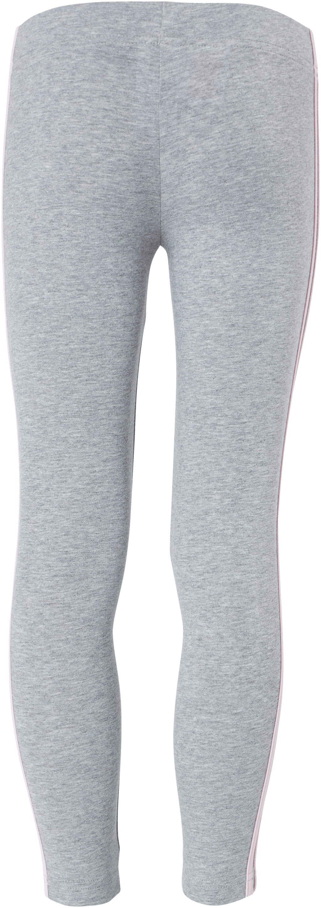 Adidas Girls Essentials 3 Stripes Leggings Medium Grey Heather / Clear Pink - Bild 3