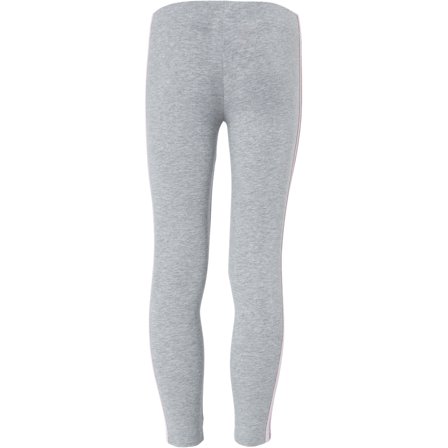 Adidas Girls Essentials 3 Stripes Leggings Medium Grey Heather / Clear Pink - Bild 3