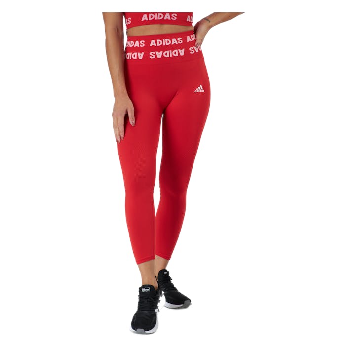 Training Branded Aeroknit 7/8 High Rise Tight Vivid Red, Female, Vêtements, Leggings, Entraînement, Rouge, L