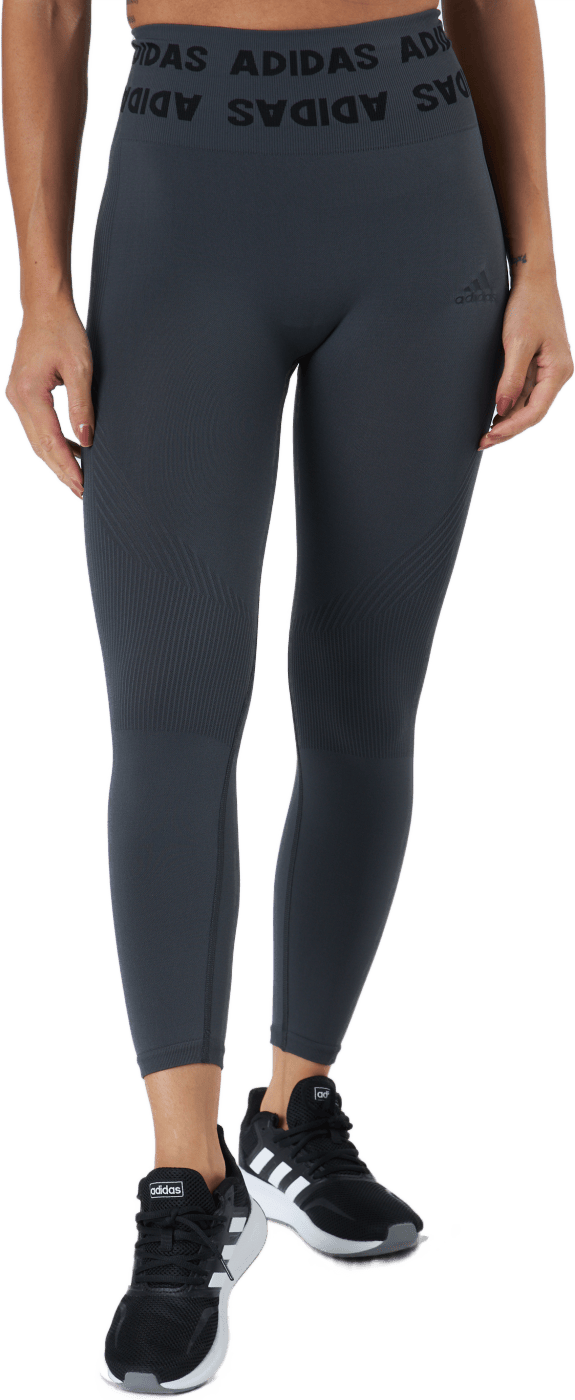 Training Branded Aeroknit 7/8 High Rise Tight Dgh Solid Grey