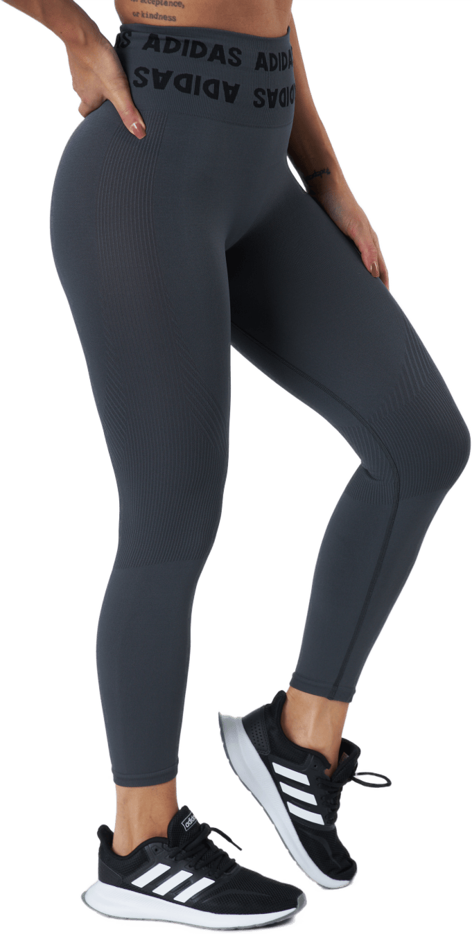 Training Branded Aeroknit 7/8 High Rise Tight Dgh Solid Grey - Bild 2