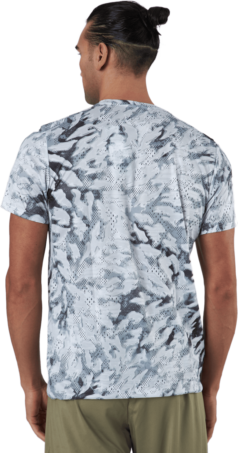 Adidas Fast Graphic Tee Primeblue Men Grey One / White - Bild 2