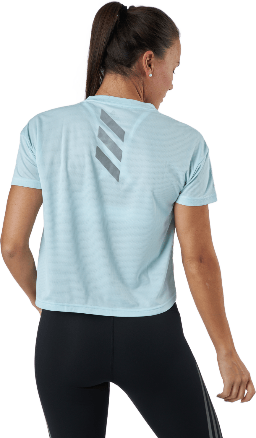 Adidas Fast Primeblue Tee Women Halo Mint / Reflective Silver - Bild 3