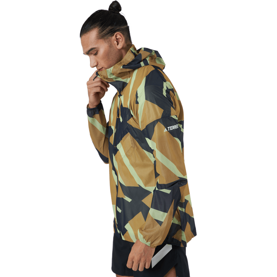 Terrex Agravic Graphic 2.5L Rain Jacket Mesa