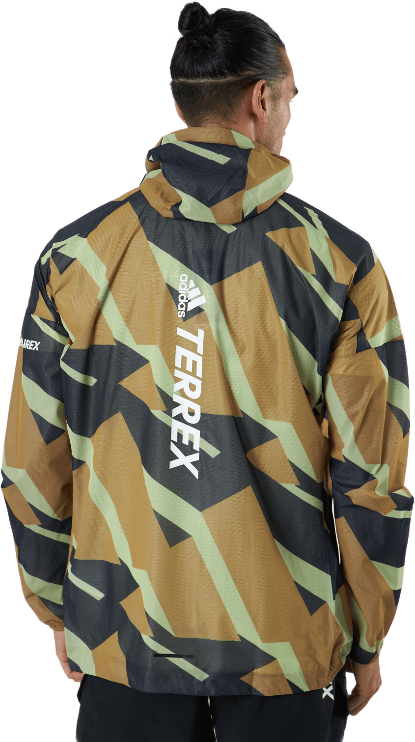 Terrex Agravic Graphic 2.5L Rain Jacket Mesa - Bild 3