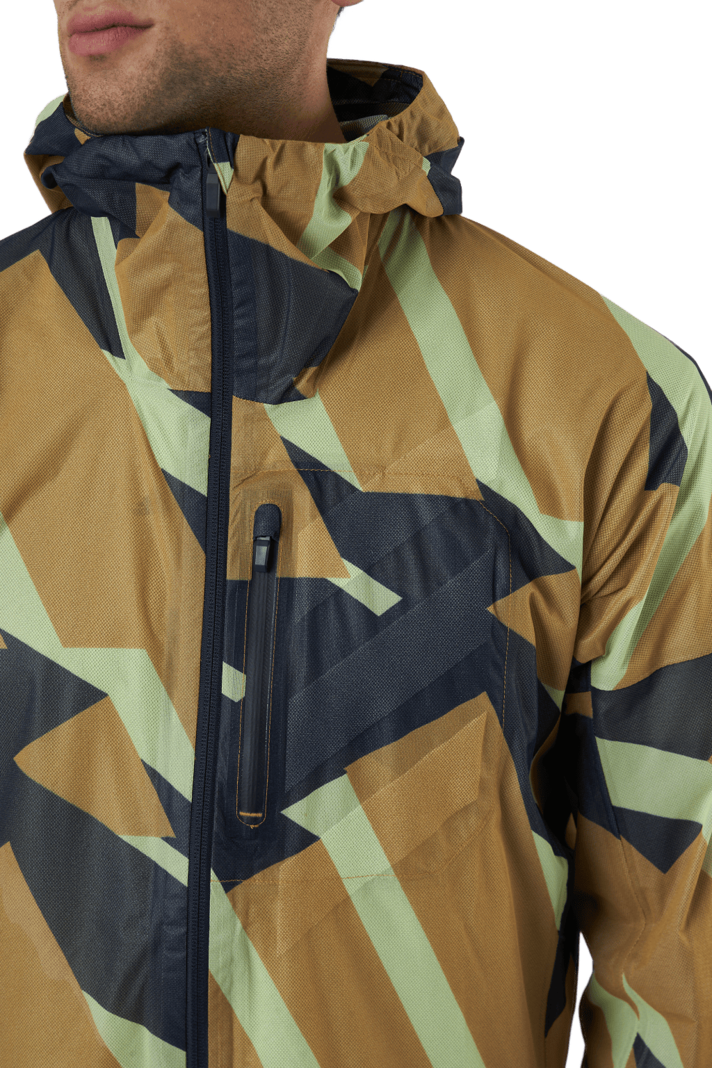Terrex Agravic Graphic 2.5L Rain Jacket Mesa - Bild 4