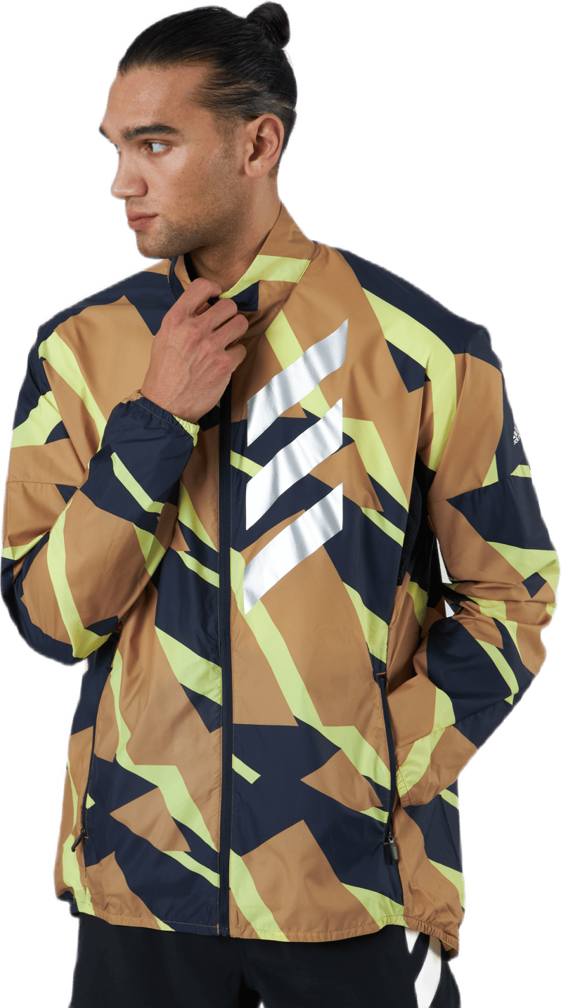 Terrex Parley Agravic Tr Wind.Rdy Windbreaker Mesa, Male, Odevy, bundy, Beží, Viacfarebná, S