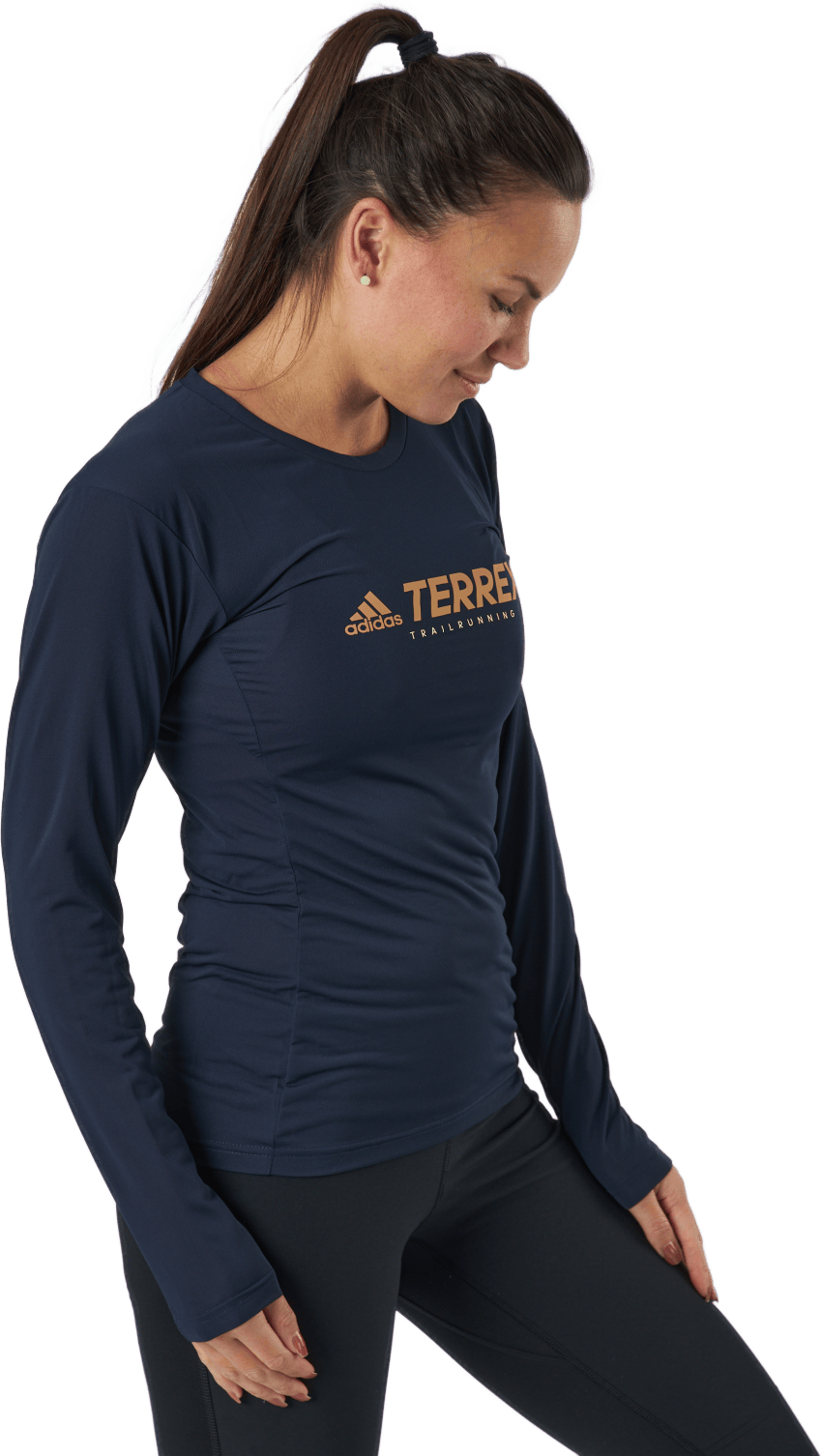 Terrex Primeblue Trail Longsleeve Legend Ink - Bild 2