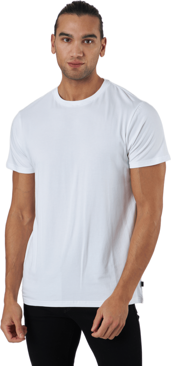 R-neck Tee Bamboo White - Bild 2
