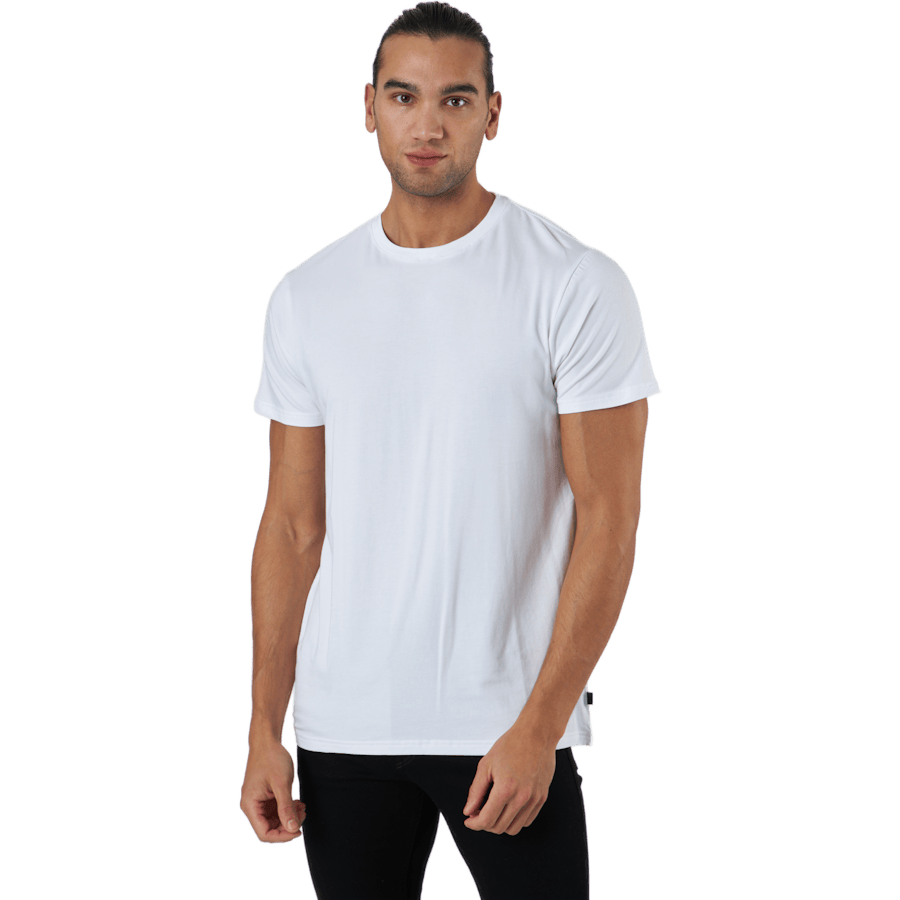 R-neck Tee Bamboo White - Bild 2