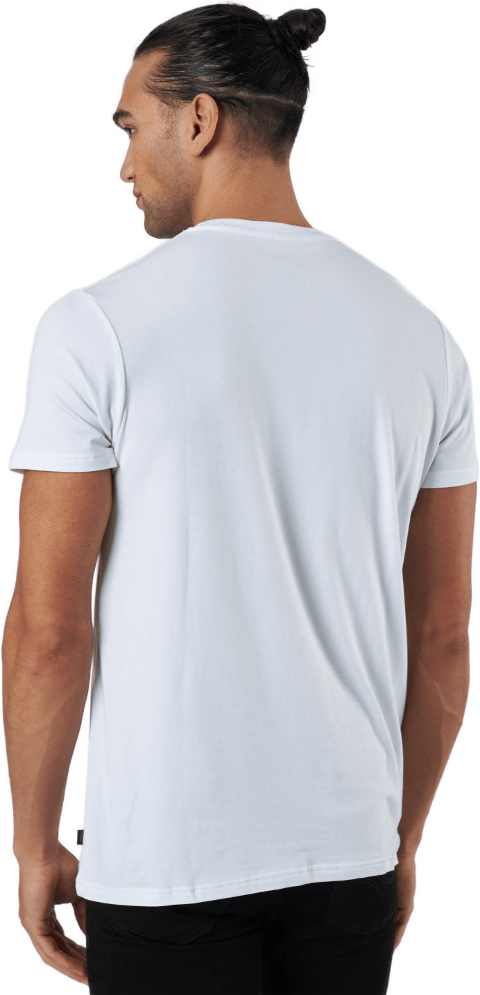 R-neck Tee Bamboo White - Bild 3