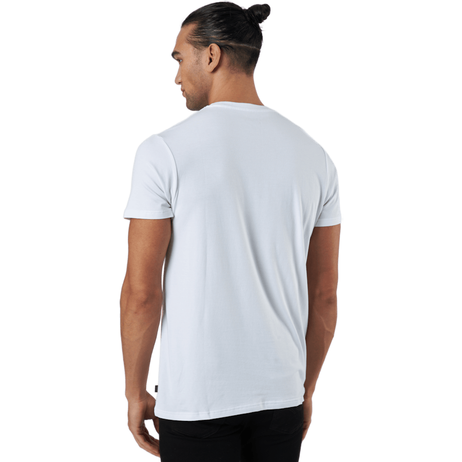R-neck Tee Bamboo White - Bild 3