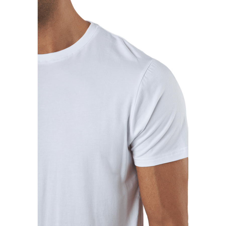 R-neck Tee Bamboo White - Bild 4