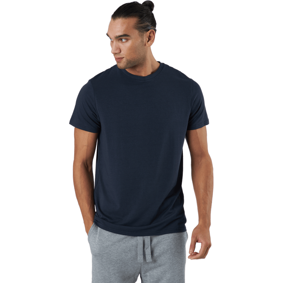 R-neck Tee Bamboo Navy - Bild 2