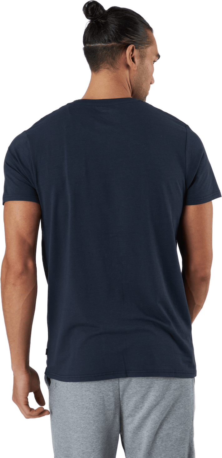 R-neck Tee Bamboo Navy - Bild 3