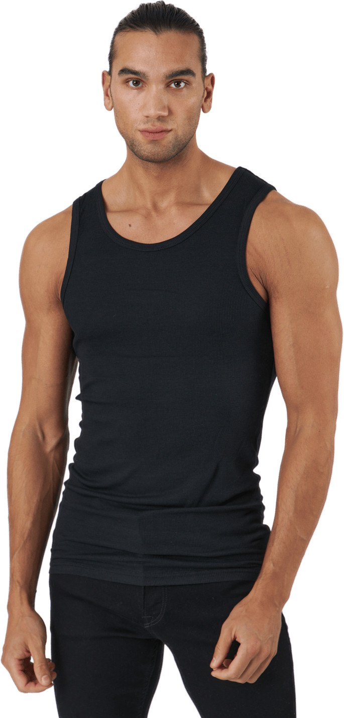 Tank Bamboo 2-pack Black