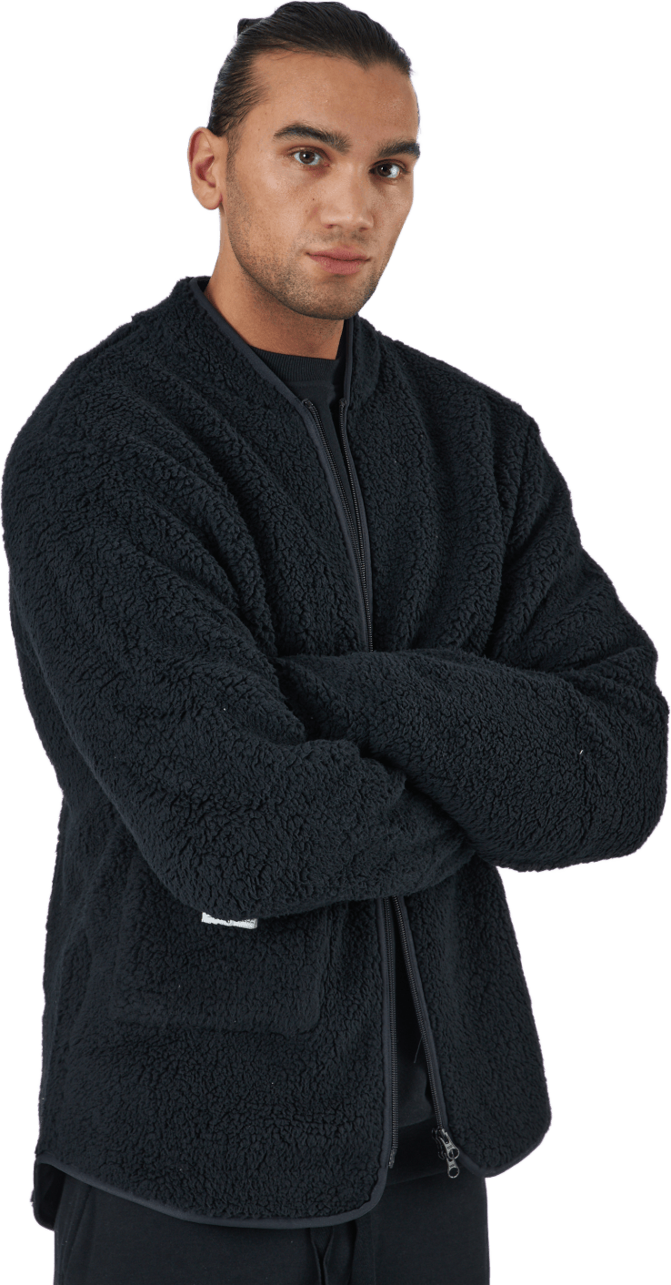 Fleece Jacket Black, Male, Apparels, jackets, Black, M