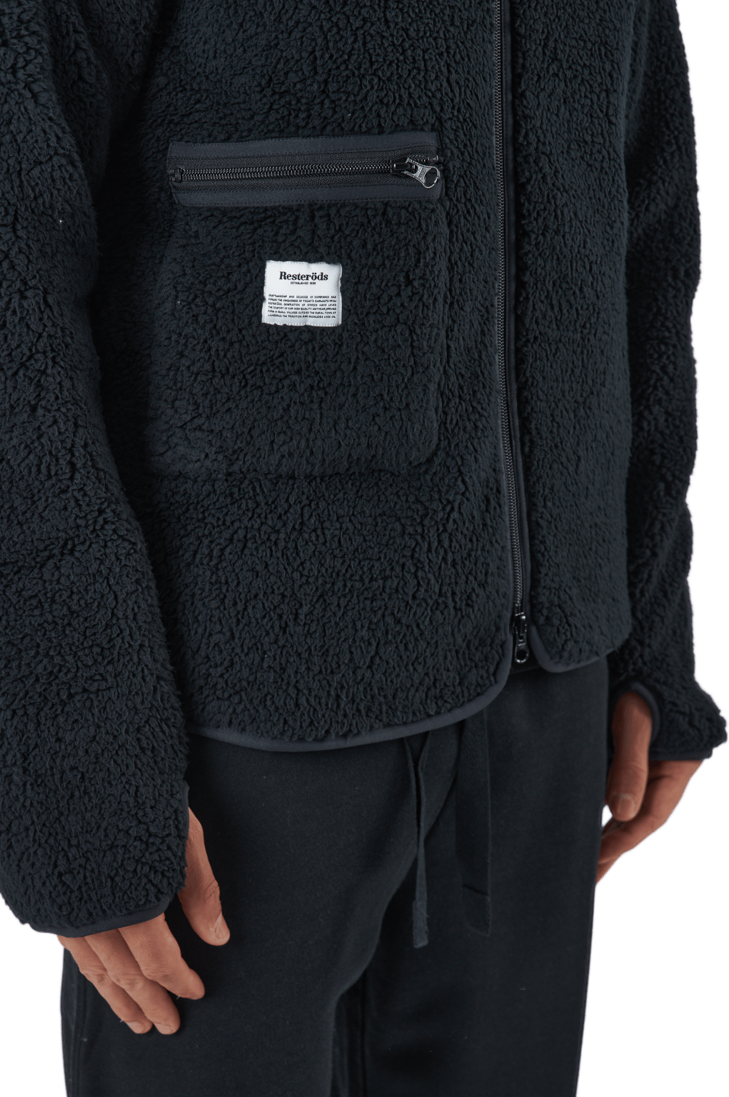 Fleece Jacket Black - Bild 4