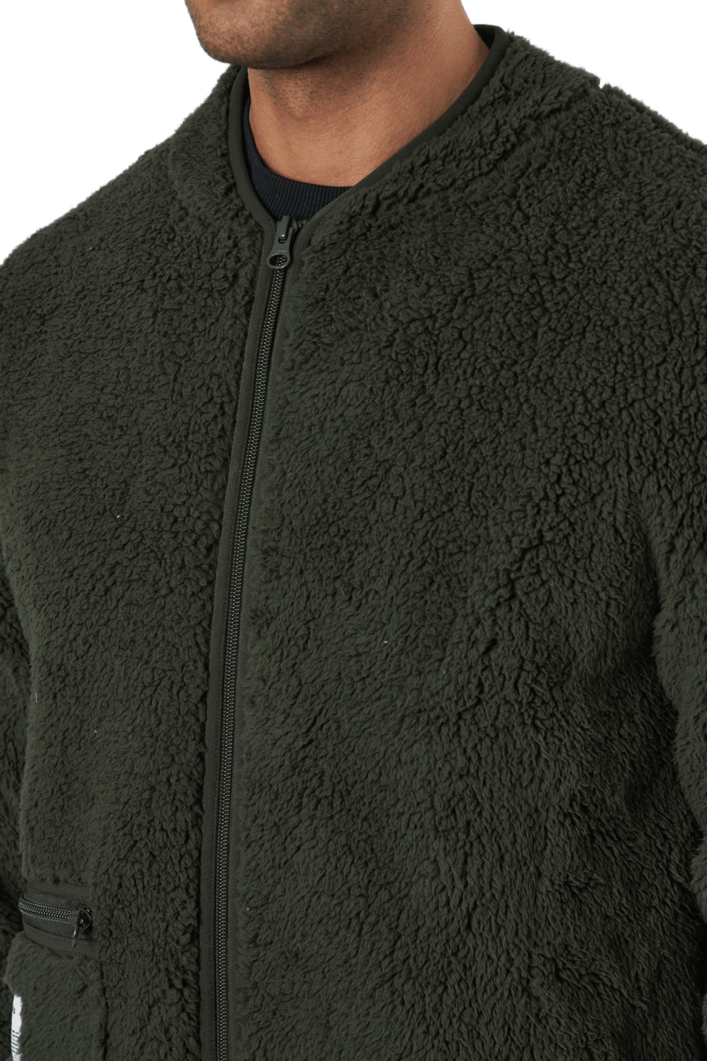 Fleece Jacket Army Green - Bild 5