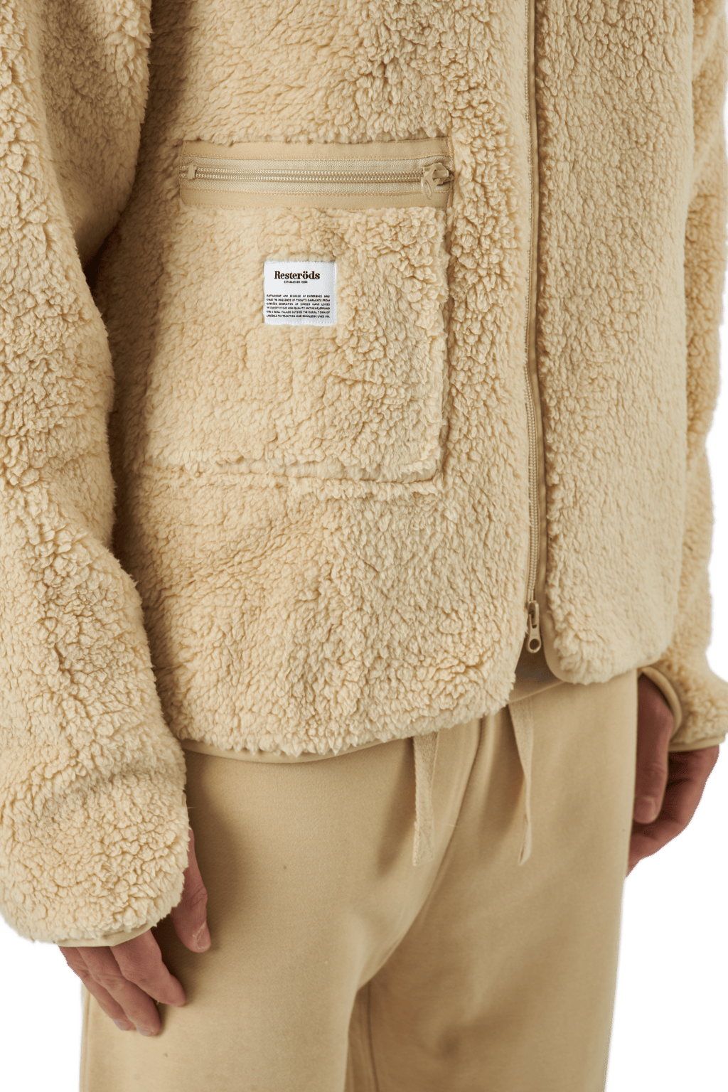 Fleece Jacket Beige - Bild 4