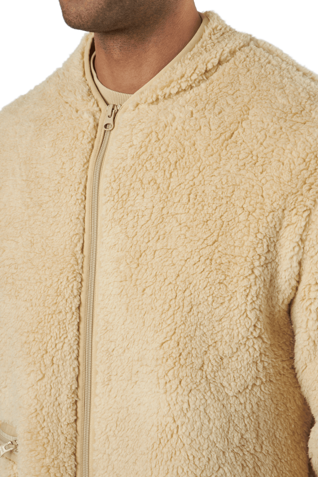 Fleece Jacket Beige - Bild 5