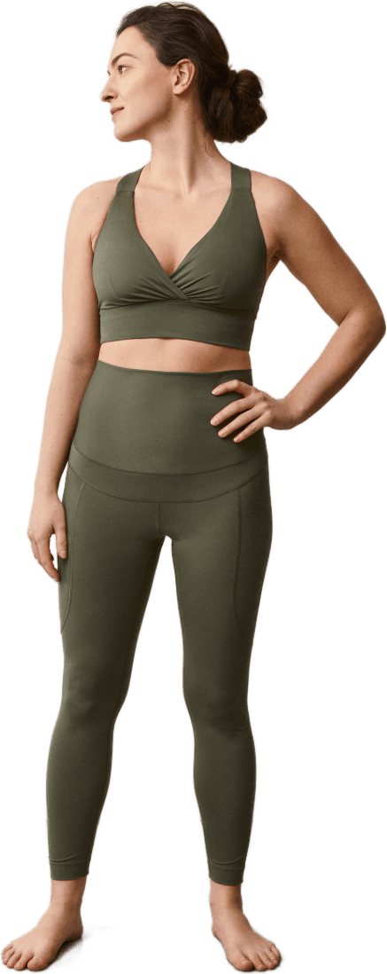 24/7 Flow Bra Pine Green - Bild 3