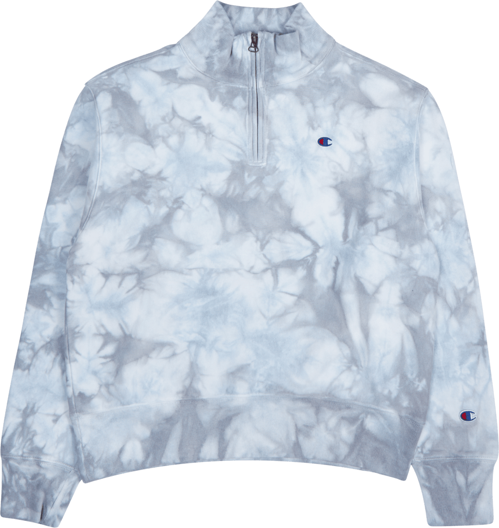 Half Zip Sweatshirt Wht