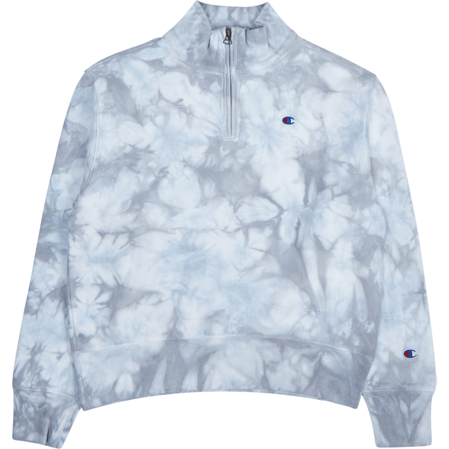 Half Zip Sweatshirt Wht