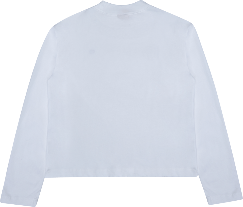 Long Sleeve Crewneck T-shirt Wht - Bild 2