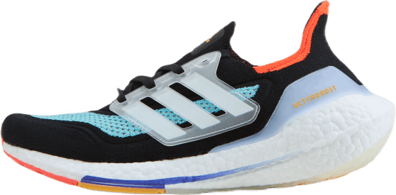 Ultraboost 21 Core Black / Cloud White / Pulse Aqua, Male, Shoes, Running shoes, Running, Multi color, UK 7