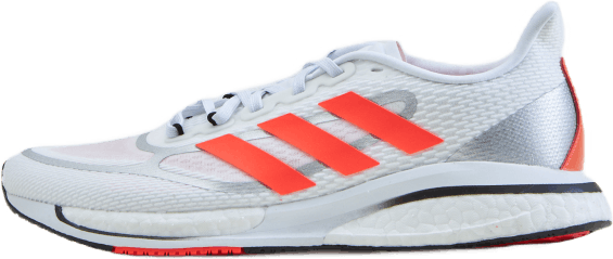 Supernova+ Shoes Cloud White / Solar Red / Core Black, Female, Shoes, Running shoes, sport shoes, Running, Multi color, EU 38