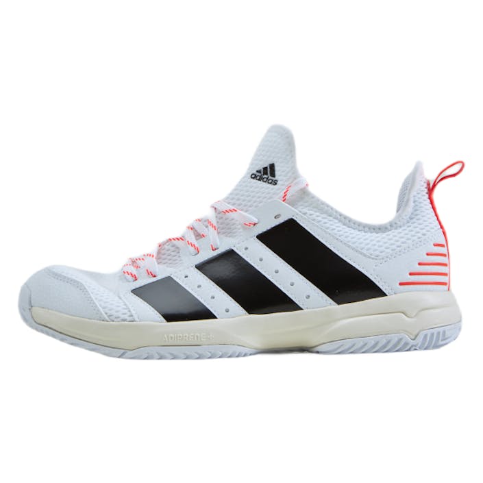 Stabil Junior Cloud White / Core Black / Solar Red, Unisex, Schuhe, Sportschuhe, Weiß, EU 37 1/3