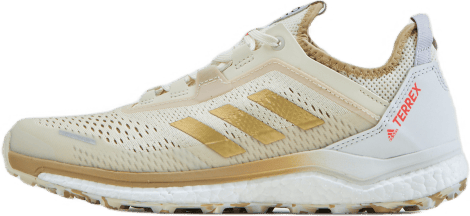Terrex Agravic Flow Wonder White / Matte Gold / Crystal White, Male, Schuhe, Laufschuhe, Laufen, Gold, EU 43 1/3