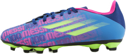 X Speedflow Messi.4 Fxg Victory Blue / Shock Pink / Solar Yellow, Unisex, Shoes, Football shoes, Soccer, multi color, UK 8