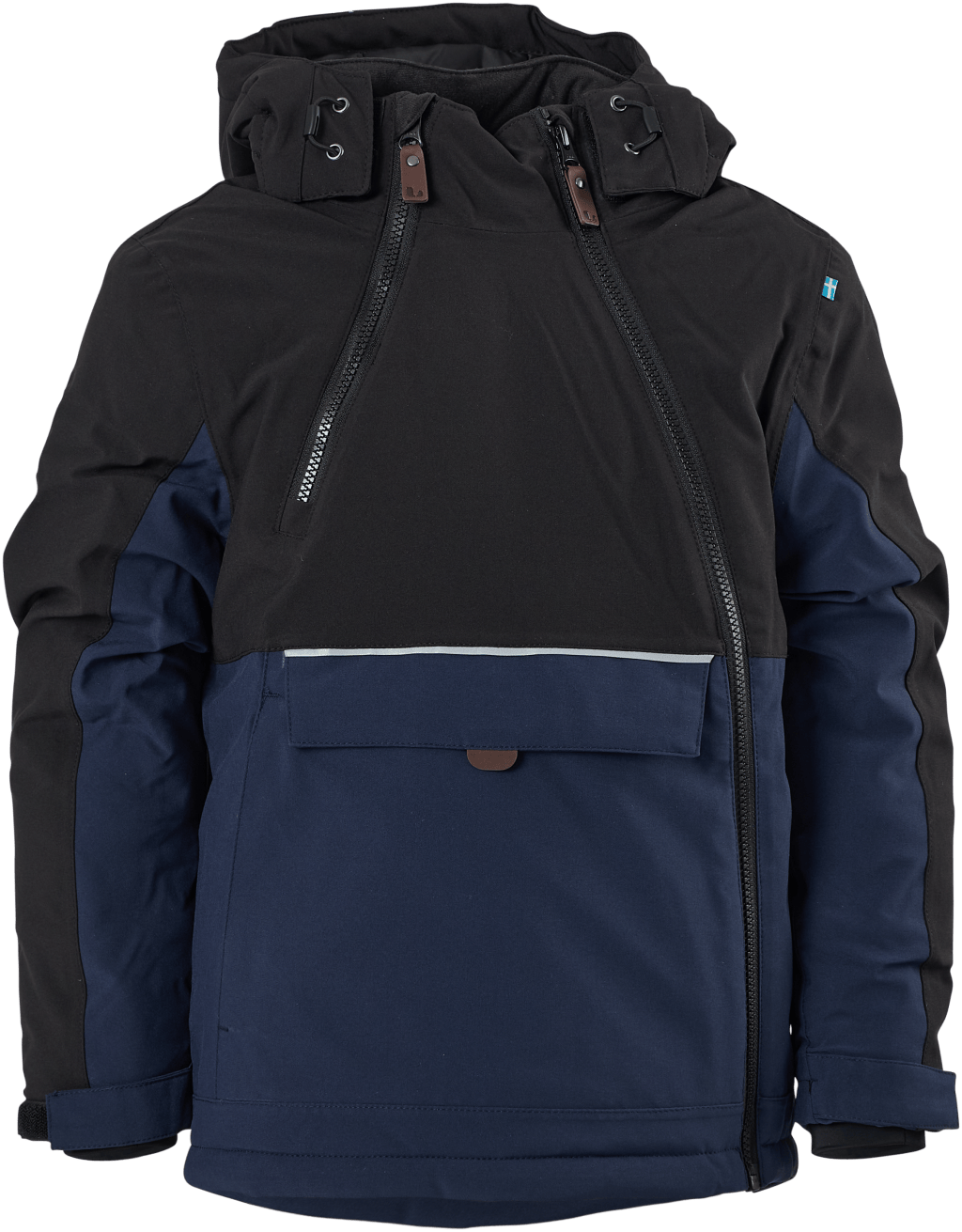 Anorak Jacket Navy, Unisex, Abbigliamento, giacche, Sport alpini, Nero, 140