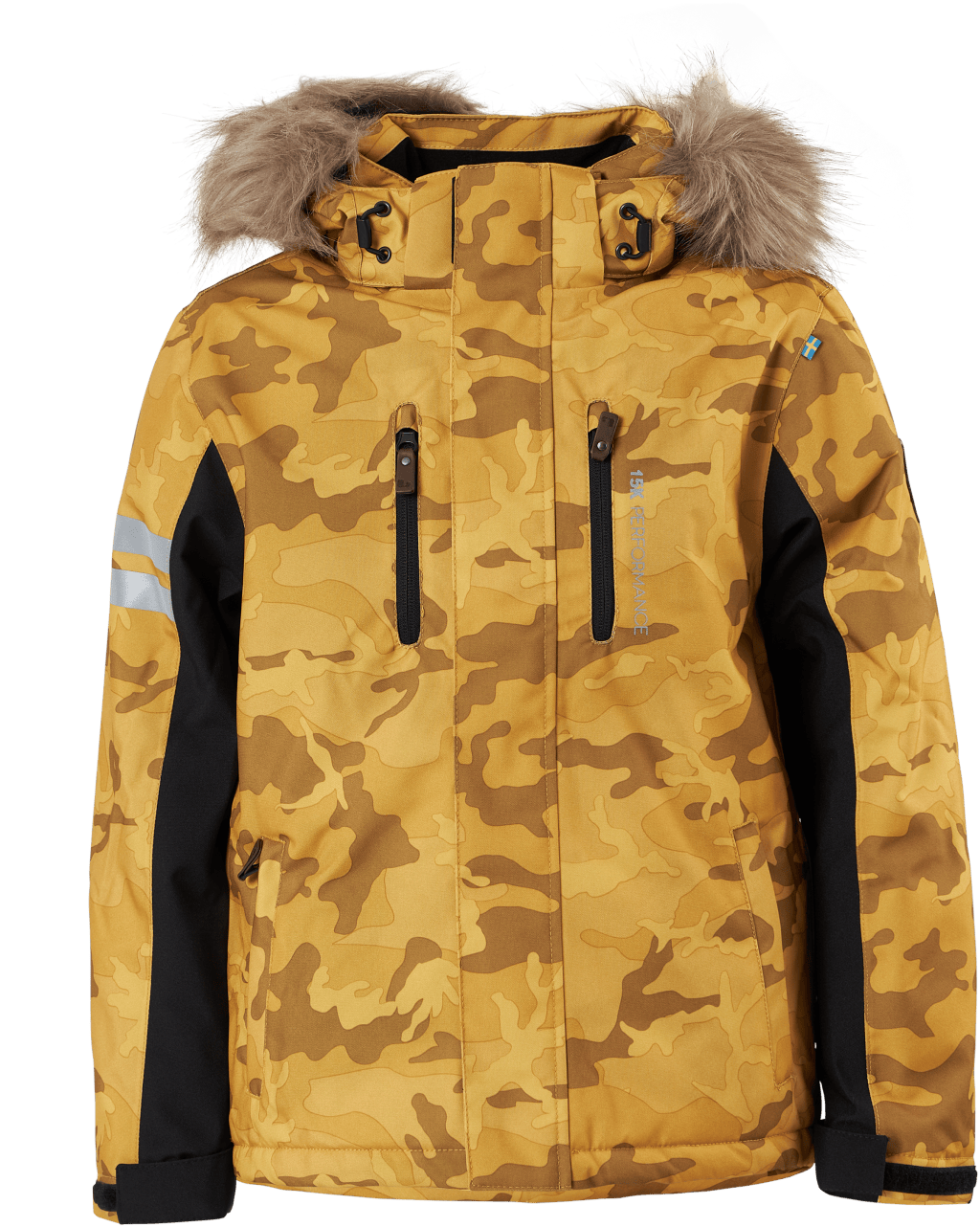 Camo Jacket Yellow, Unisex, Apparels, jackets, Alpine sports, Yellow, 80